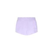 Lila Vintage Katoenen Shorts Saint Barth , Purple , Dames