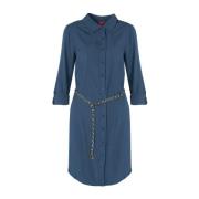 Jurk met kraag Guess , Blue , Dames