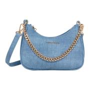 Elegante Schoudertas Trendsetter Stijl Carlo Colucci , Blue , Dames