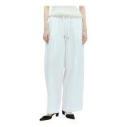 Casual trekkoordbroek St. Agni , White , Dames