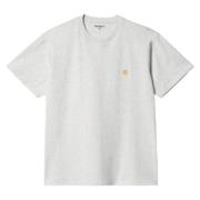 Chase T-shirt in Ash Heather Gold Carhartt Wip , Gray , Heren
