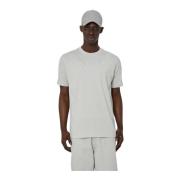 Geborduurd Front Regular Fit T-shirt John Richmond , Gray , Heren