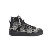 Pre-owned Cotton sneakers Balmain Pre-owned , Black , Heren