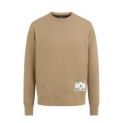 Centenary Applique Sweatshirt Khaki Belstaff , Beige , Heren