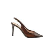 Pre-owned Plastic mules Gianvito Rossi Pre-owned , Brown , Dames