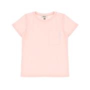 Katoenen T-shirt met Applicatie Dixie , Pink , Dames