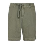 Katoenen en Linnen Shorts Myths , Green , Heren