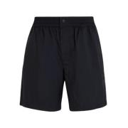Nylon Fleece Bermuda Shorts Calvin Klein Jeans , Black , Heren