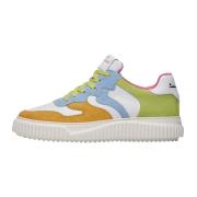 Leather and suede sneakers Laura Voile Blanche , Multicolor , Dames