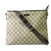 Pre-owned Canvas crossbody-bags Gucci Vintage , Beige , Dames