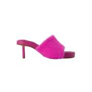 Fabric heels Jacquemus , Pink , Dames