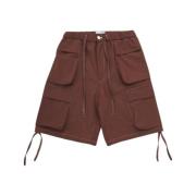 Geglazuurde Gember Bermuda Shorts Bonsai , Brown , Dames