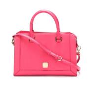 Pre-owned Leather handbags MCM Pre-owned , Pink , Dames