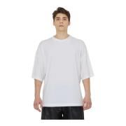 Logo Ronde Hals Korte Mouw T-shirt John Richmond , White , Heren