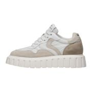 Suede and technical fabric sneakers Grenelle Sneak Voile Blanche , Mul...
