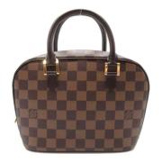 Pre-owned Canvas handbags Louis Vuitton Vintage , Brown , Dames