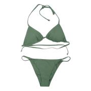 Groene zwemkleding accessoires Ss24 Fisico , Green , Dames