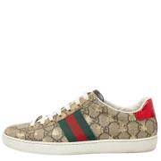Pre-owned Coated canvas sneakers Gucci Vintage , Multicolor , Dames