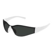 Sportieve Semi-Rimless Zonnebril Gucci , White , Unisex