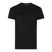 Zwarte T-shirts & Polos Ss24 Majestic Filatures , Black , Heren