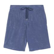 Katoenen Shorts met Zakken Vilebrequin , Blue , Heren