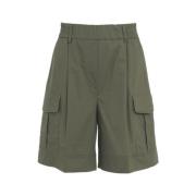 Cargo Zak Shorts Kaos , Green , Dames