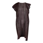 Pre-owned Cotton dresses Isabel Marant Pre-owned , Brown , Dames