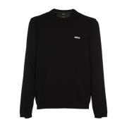 Zwarte Sweater Collectie Boss , Black , Heren