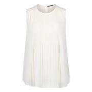 Geplooide Blouse Betty Barclay , White , Dames