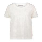 Kanten blouse shirt Betty & Co , White , Dames
