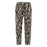 Elastische taille broek met zakken Betty Barclay , Black , Dames