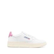 Witte/roze Action vetersneakers Autry , White , Dames