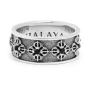 Sterling Zilveren Dorje Ring Nialaya , Gray , Heren