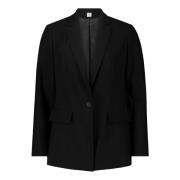 Stijlvolle Business Blazer met Zakken Betty & Co , Black , Dames