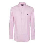 Sportieve Lange Mouw Shirt Ralph Lauren , Pink , Heren