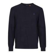 Comfortabele Gebreide Pullover Sweater Ralph Lauren , Blue , Heren