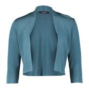 Veelzijdige Gebreide Bolero vera mont , Blue , Dames