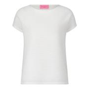 Geribbeld Casual Shirt met Structuur Betty Barclay , White , Dames