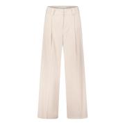 Wijde pijp pak broek Betty & Co , Beige , Dames