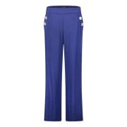 Trendy High-Waist Relaxed Fit Broek Betty Barclay , Blue , Dames