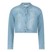 Denim Jack Lang Mouw Casual Stijl Betty Barclay , Blue , Dames