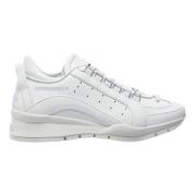 Stijlvolle Sneakers voor Mannen en Vrouwen Dsquared2 , White , Heren