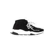 Pre-owned Polyester sneakers Balenciaga Vintage , Black , Dames