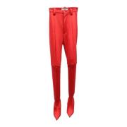 Pre-owned Fabric bottoms Balenciaga Vintage , Red , Dames