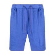 Blauwe Casual Flat Front Shorts Ralph Lauren , Blue , Heren