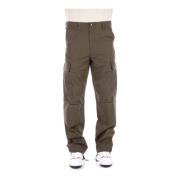 Logo Achterkant Broek Carhartt Wip , Green , Heren