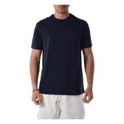 Katoenen T-shirt met Logo Armani Exchange , Blue , Heren
