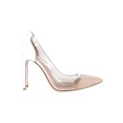 Pre-owned Leather heels Gianvito Rossi Pre-owned , White , Dames