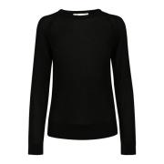 Stijlvolle Gebreide Trui Lounge Nine , Black , Dames