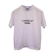 Pre-owned Cotton tops Jacquemus Pre-owned , White , Dames